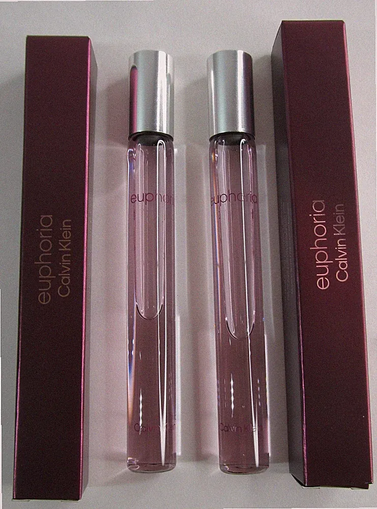 2-PACK CALVIN KLEIN EUPHORIA .33 oz EDP ROLLERBALL PERFUME FOR WOMEN